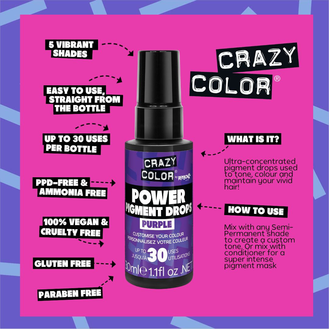Power Pigment Set Purple