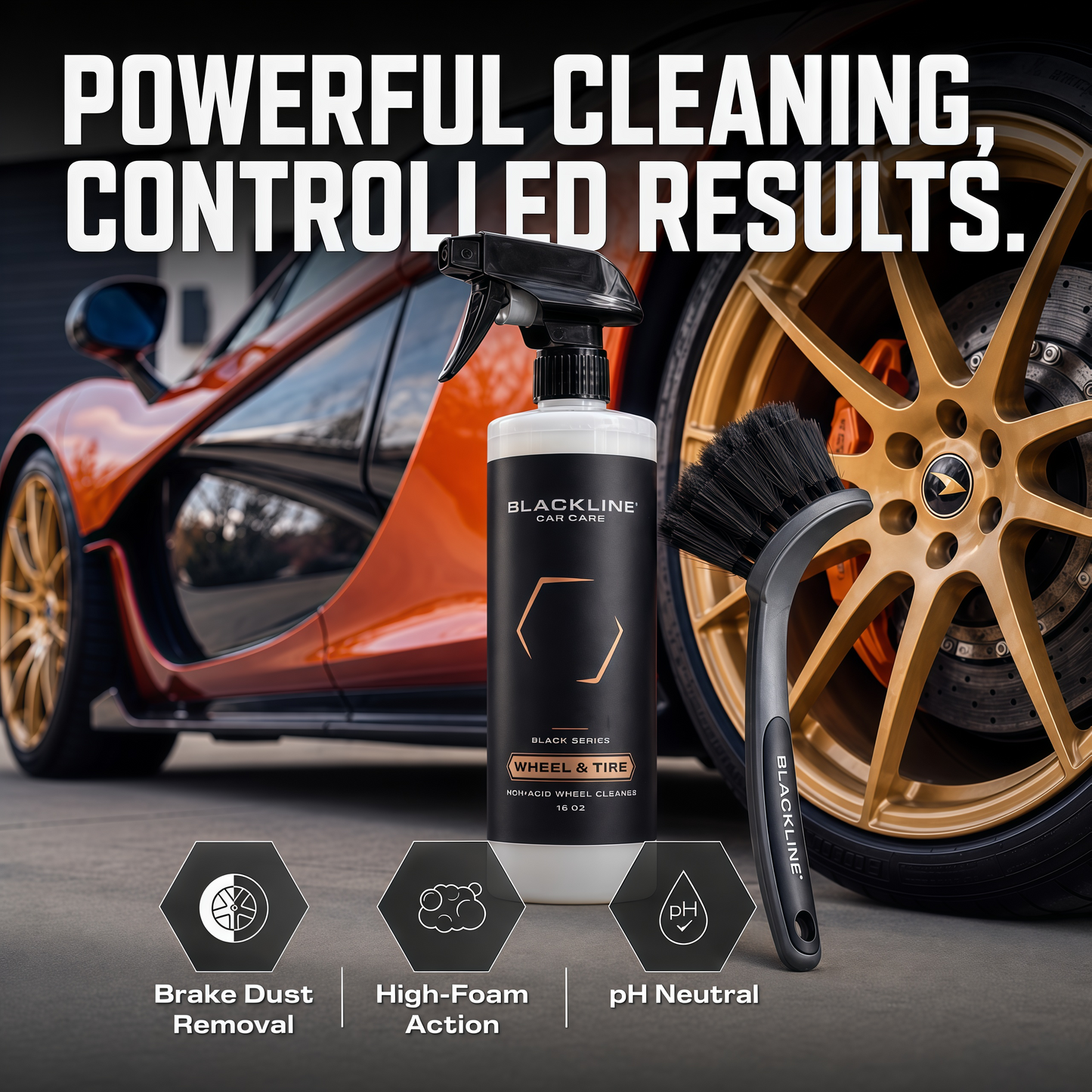 BLACKOUT KIT All-in-One Car Wash Kit for Home Detailing with Foam Cannon, Bucket, Wheel Cleaner, Tire Shine, Glass Cleaner, Towels & Brushes