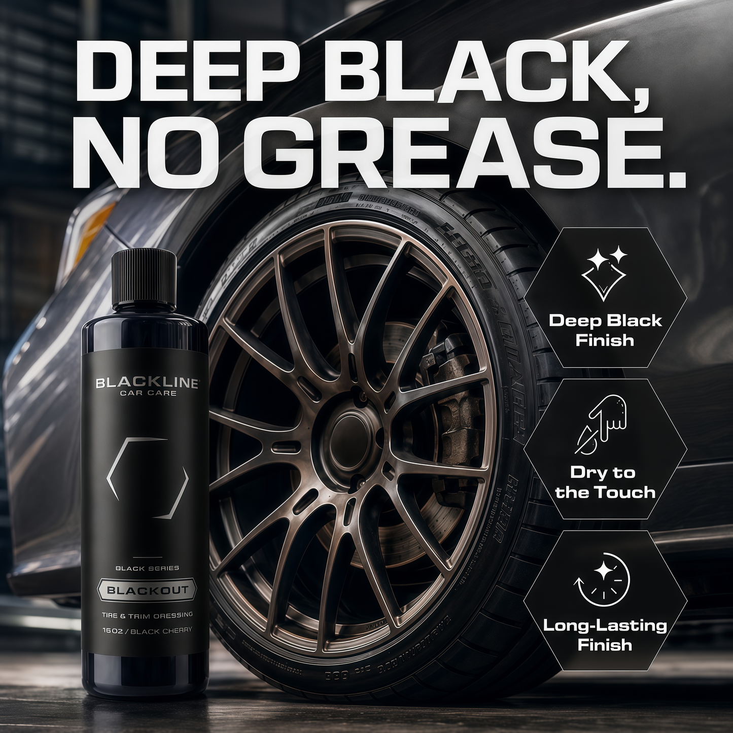 BLACKOUT KIT All-in-One Car Wash Kit for Home Detailing with Foam Cannon, Bucket, Wheel Cleaner, Tire Shine, Glass Cleaner, Towels & Brushes