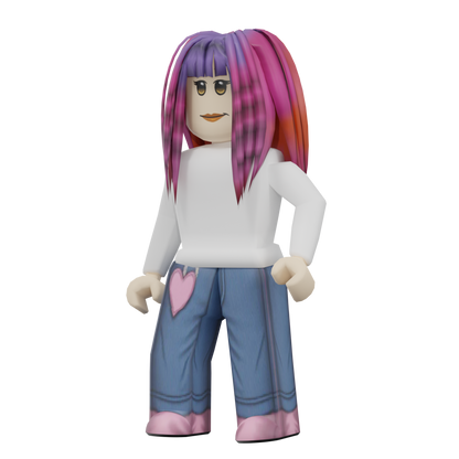 Roblox Electric Pink Racoon Set
