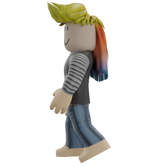 Roblox Neon Spiked Crown Set