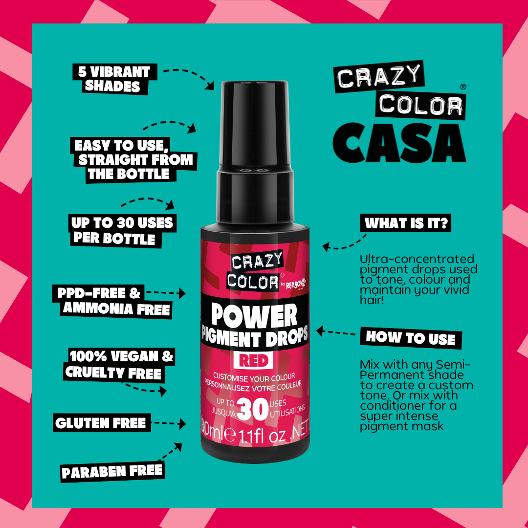 Power Pigment Set Red